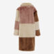 Patchwork Faux Fur Trenchcoat  - Image 2 - please select to enlarge image