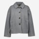 Grey Buttoned Coat - Image 1 - please select to enlarge image