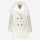 Cream Midi Faux Fur Coat  - Image 1 - please select to enlarge image