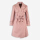 Pink Media Trench Coat - Image 1 - please select to enlarge image