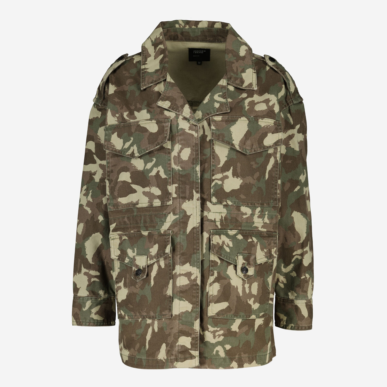 Jeansjacke Camouflage Hose Und Jacke Olivgrün-braune