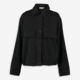 Black Twill Bomber Jacket - Image 1 - please select to enlarge image