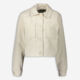 Cream Cropped Jacket  - Image 1 - please select to enlarge image