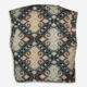 Black Patterned Quilted Vest - Image 2 - please select to enlarge image