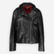 Black Leather Adriana Jacket - Image 1 - please select to enlarge image