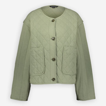 Green Cynthia Padded Jacket - Image 1 - please select to enlarge image