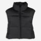 Black Cropped Padded Gilet - Image 1 - please select to enlarge image