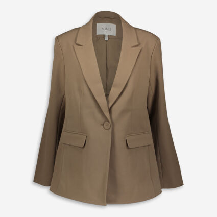 Brown Likka Blazer - Image 1 - please select to enlarge image