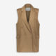 Brown Double Breasted Waistcoat - Image 1 - please select to enlarge image