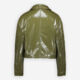 Khaki Cropped Jacket  - Image 2 - please select to enlarge image