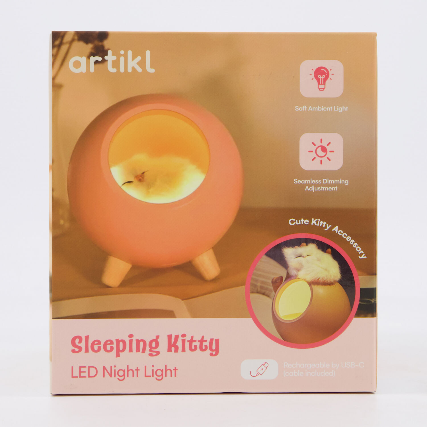 Sleeping Kitty LED Light TK Maxx de - Main Image