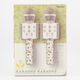 Two Pack White Wireless Karaoke Microphone Set - Image 1 - please select to enlarge image