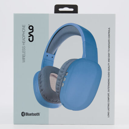 Blue Wireless Headphones - Image 1 - please select to enlarge image