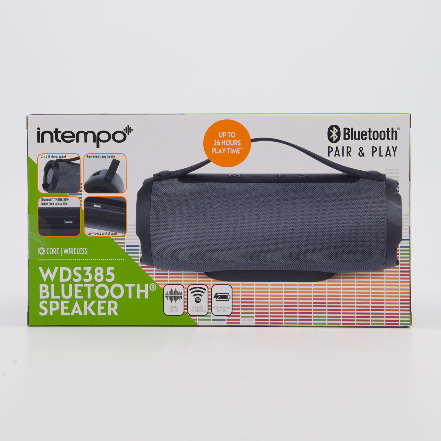 Black WDS385 Bluetooth Speaker - TK Maxx UK