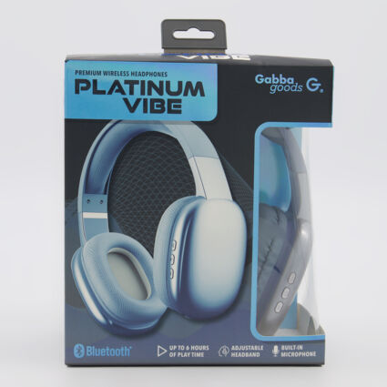 Blue Vibe Wireless Headphones - Image 1 - please select to enlarge image