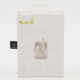 White & Gold Tone Air 4 Wireless Earbud Headphones - Image 2 - please select to enlarge image