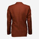 Rust Textured Linen Blend Blazer Jacket - Image 3 - please select to enlarge image
