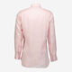 Pink Linen Regular Formal Shirt Made In UK - Image 2 - please select to enlarge image