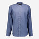 Blue Tab Collar Shirt Made In UK - Image 1 - please select to enlarge image