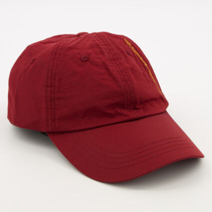 Burgundy Crinkled Cap - TK Maxx UK