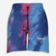 Blue & Pink Tie Dye Shorts - Image 1 - please select to enlarge image
