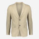 Beige Linen Blend Blazer  - Image 1 - please select to enlarge image