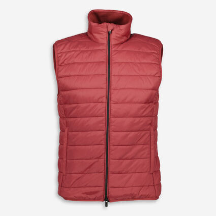 Red Basic Gilet - Image 1 - please select to enlarge image