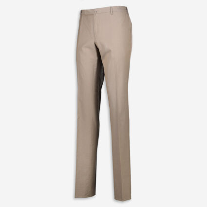 Beige Uomo Icecotton Trousers                     - Image 1 - please select to enlarge image