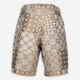 Gold Tone Embroidered Shorts  - Image 2 - please select to enlarge image