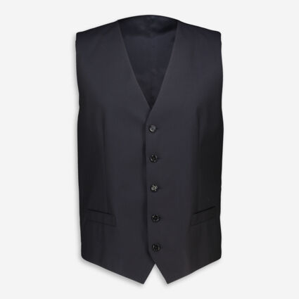 Black Wool Blend Waistcoat - TK Maxx UK