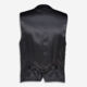 Black Floral Silk Waistcoat - Image 2 - please select to enlarge image