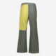 Light Grey & Yellow Textured Trousers  - Image 2 - please select to enlarge image