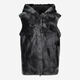 Black Washed Faux Fur Shearling Gilet  - Image 1 - please select to enlarge image