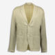 Stone Linen Blend Giacca Blazer - Image 1 - please select to enlarge image