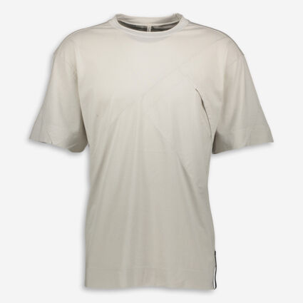 Taupe Chest Pocket T Shirt  - Image 1 - please select to enlarge image