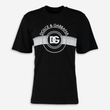 Black & White Logo Front T Shirt