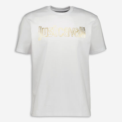 White Branded T Shirt - Image 1 - please select to enlarge image