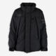 Black Padded Down Jacket  - Image 1 - please select to enlarge image