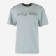 Blue Embroidered Logo T Shirt - Image 1 - please select to enlarge image