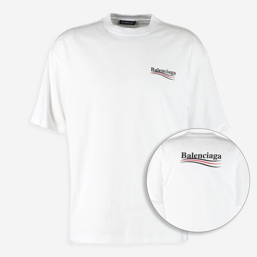 White Oversized T Shirt - Image 1 - please select to enlarge image