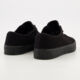 Black Felt Lace Up Trainers  - Image 2 - please select to enlarge image
