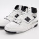 White & Black 650 Trainers  - Image 3 - please select to enlarge image