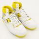 White & Yellow High Top Trainers  - Image 1 - please select to enlarge image