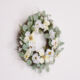 White & Green Magnolia Wreath 53x53cm - Image 1 - please select to enlarge image