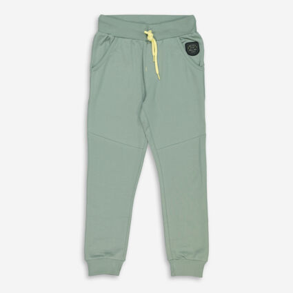 Dusty Green Joggers - Image 1 - please select to enlarge image