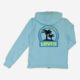 Blue Palm Graphic Zip Hoodie - Image 2 - please select to enlarge image