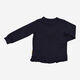 Schwarzes Sweatshirt mit gesticktem Logo - Bild 2 - bitte auswählen, um das Bild zu vergrößern
