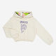 Cremefarbener Kapuzenpullover mit Logo - Bild 1 - bitte auswählen, um das Bild zu vergrößern