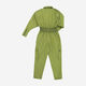 Green Wool Blend Military Jumpsuit - Image 2 - please select to enlarge image