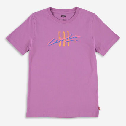 Orchid Branded Archival T Shirt - Image 1 - please select to enlarge image